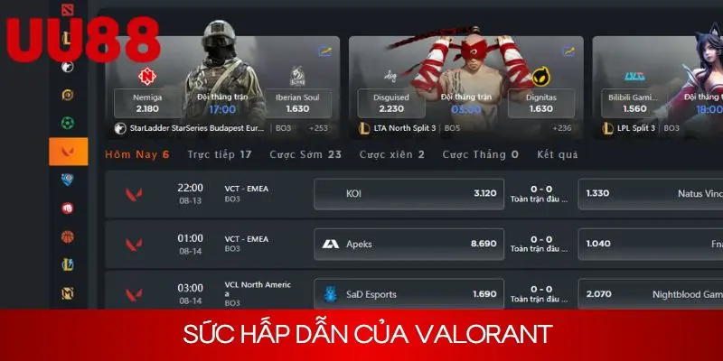 Sức hấp dẫn của Valorant đến từ đâu