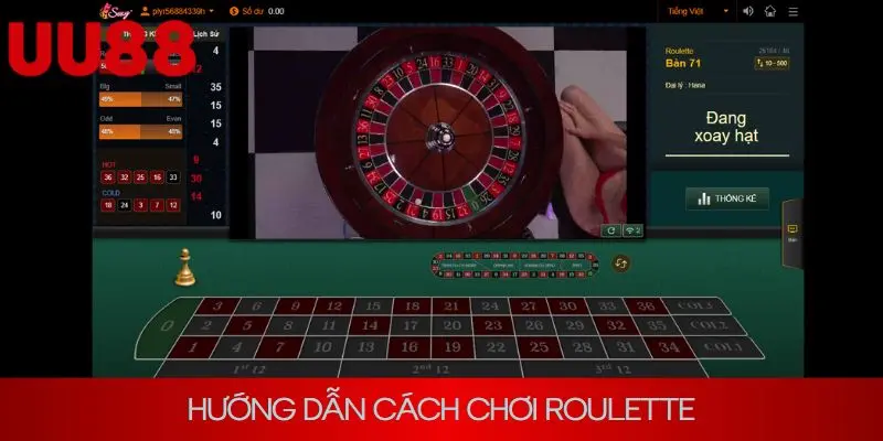 Hướng dẫn cách thức chơi game roulette chi tiết
